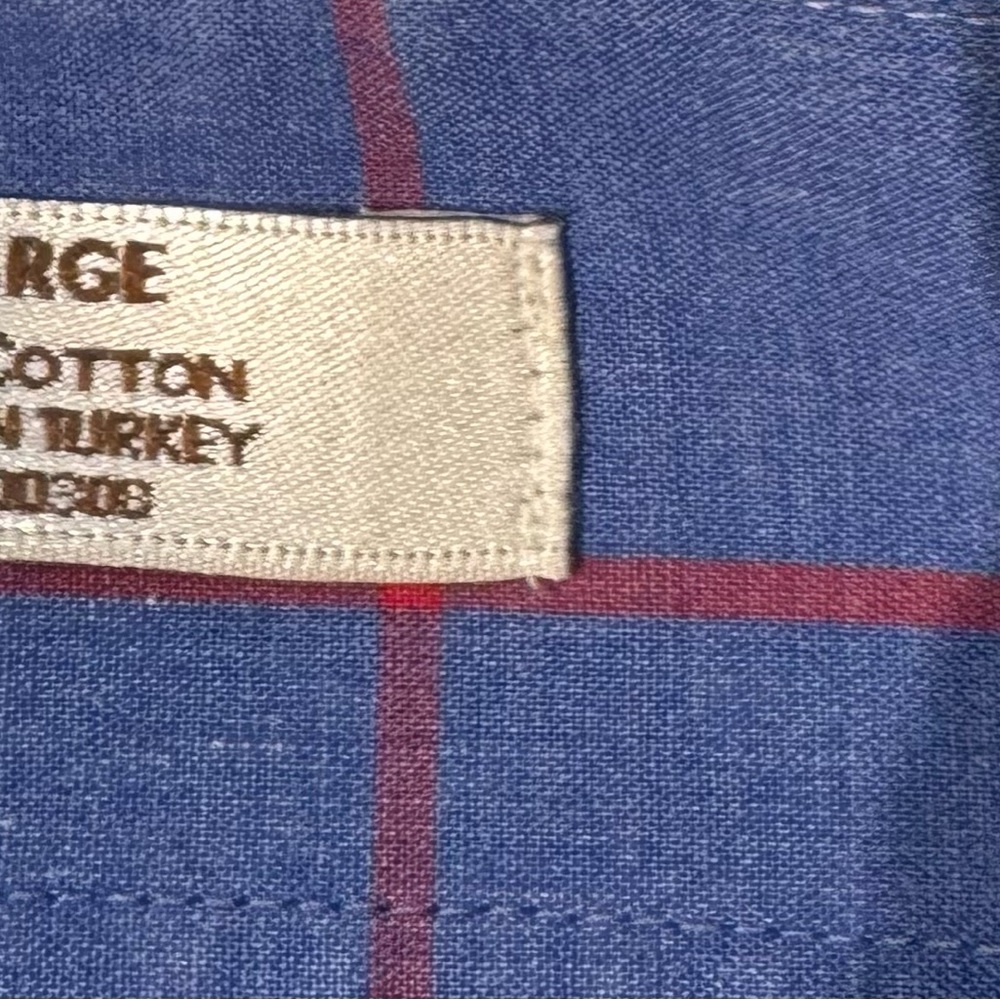 Peter Millar Blue & Red Patterned Button Down Shi… - image 6